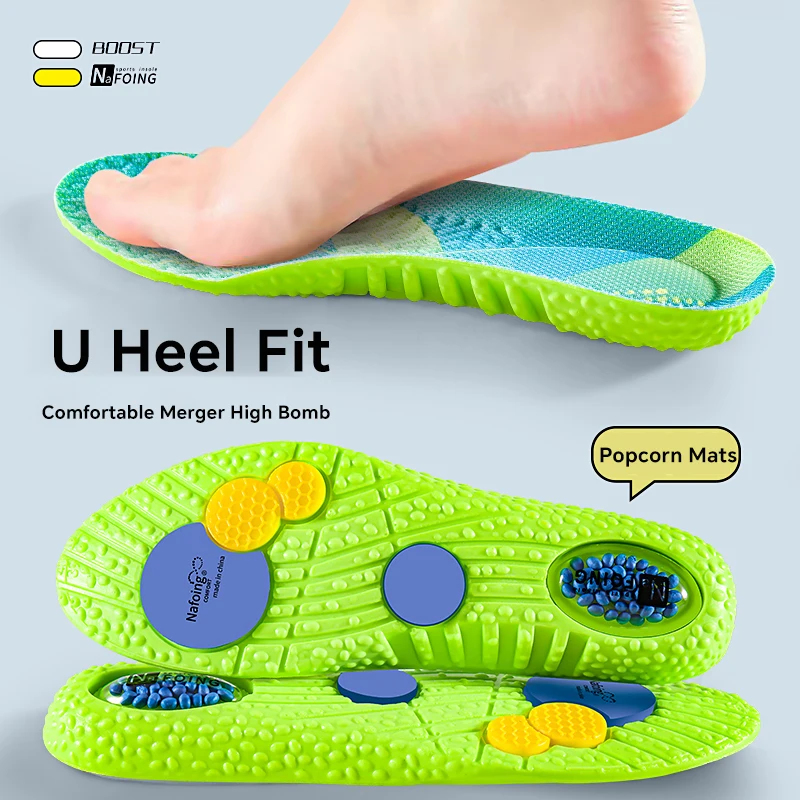 Women'S Shoes With Arch Support - PU air cushion sports insoles Soft