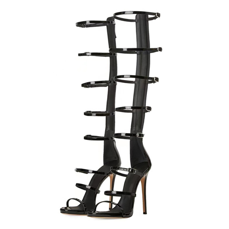 Metallic Heel Sandal - Summer Women's Cool Boots New 2026