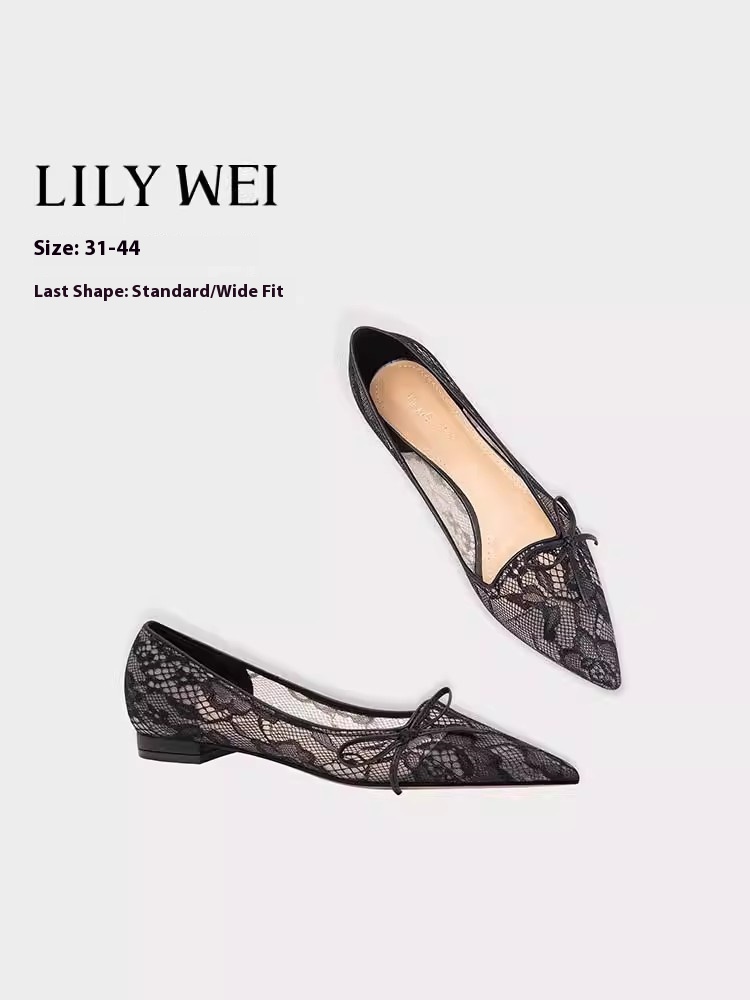 Flat stiletto heels spring and - Wide Fit Heels recension och pris
