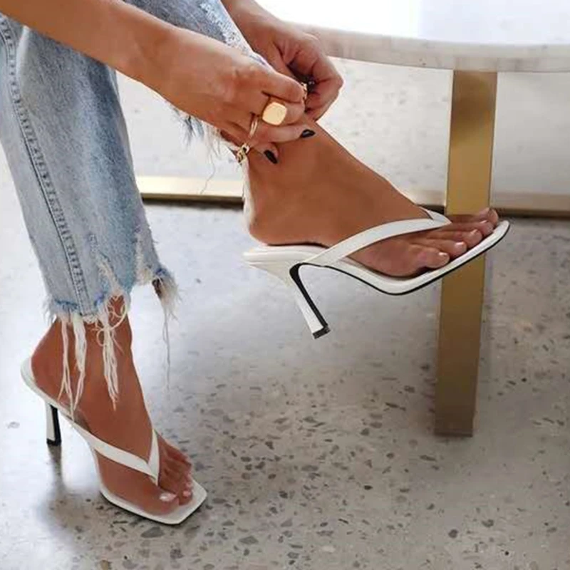 Stylish Women's Heel Flip Flop - Women Shoes Mules recension och pris