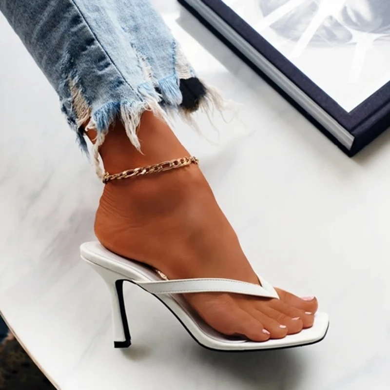 Stylish Women's Heel Flip Flop - Women Shoes Mules recension och pris