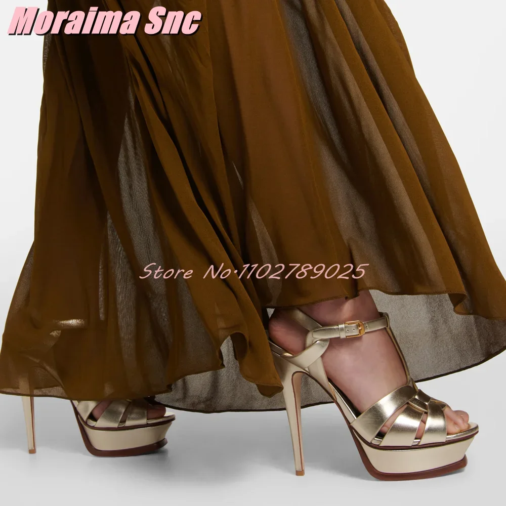 Platform Waeve T-strap Square  - Wide Fit Heels recension och pris
