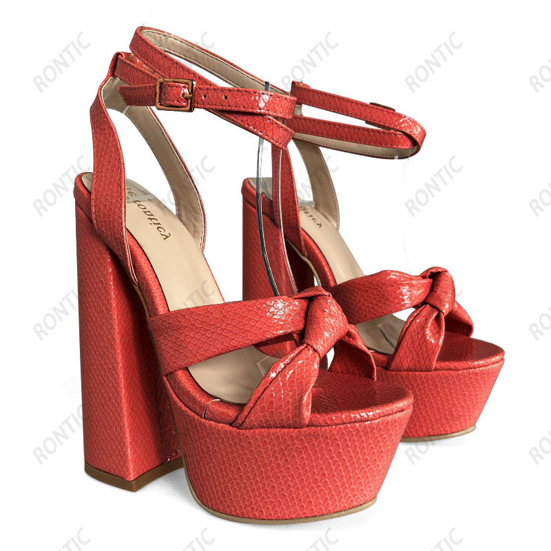 Rontic Hot Handmade Women Plat - Women Shoes Model recension och pris
