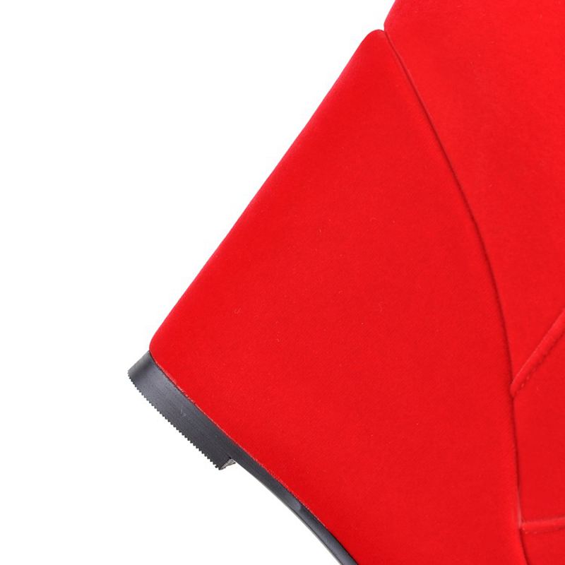 ORCHALISA Glam Red Ladies Ankl - Women'S Shoes Extended Sizes recension och pris