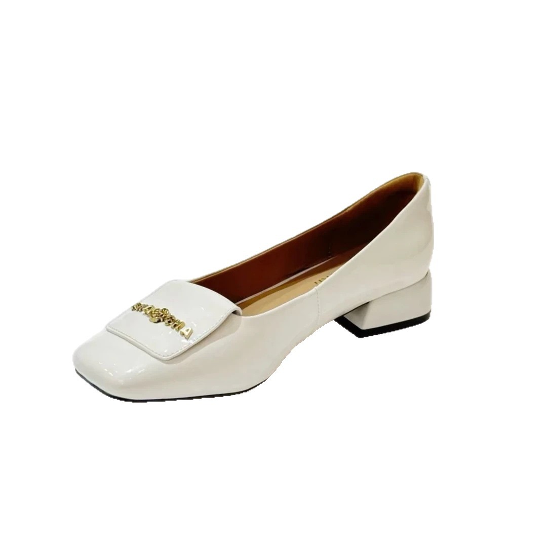 Women's Retro Square Toe Block - Wide Fit Heels recension och pris