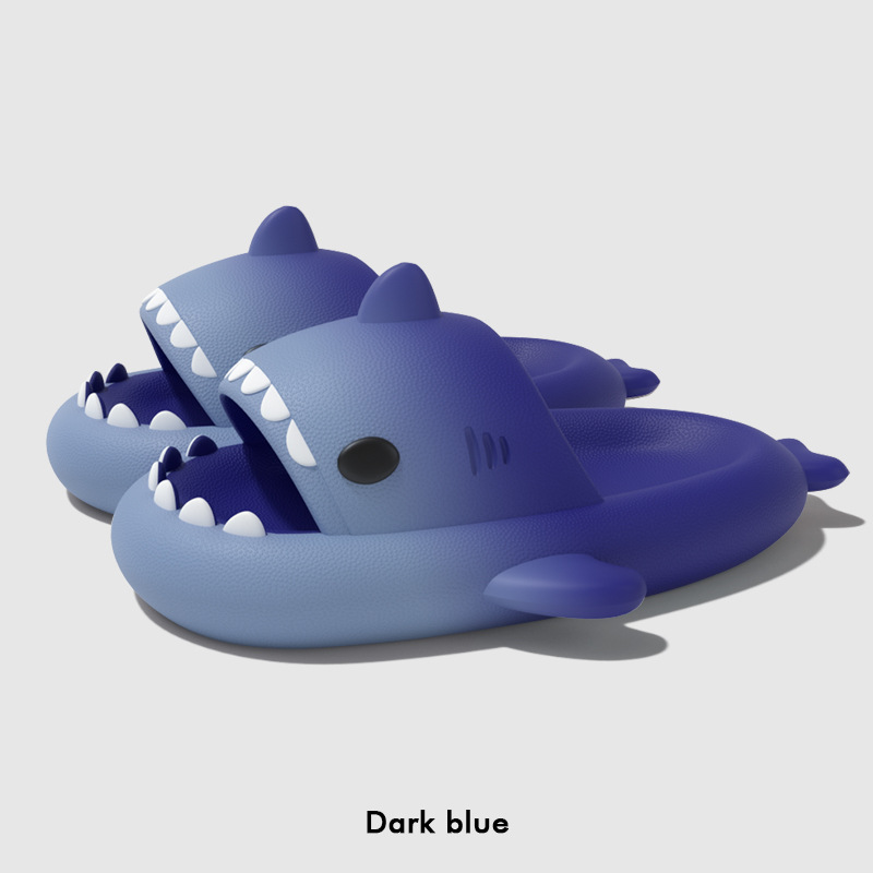 Cute Cartoon Shark Slippers Fo - Women'S Shoes To Men'S recension och pris