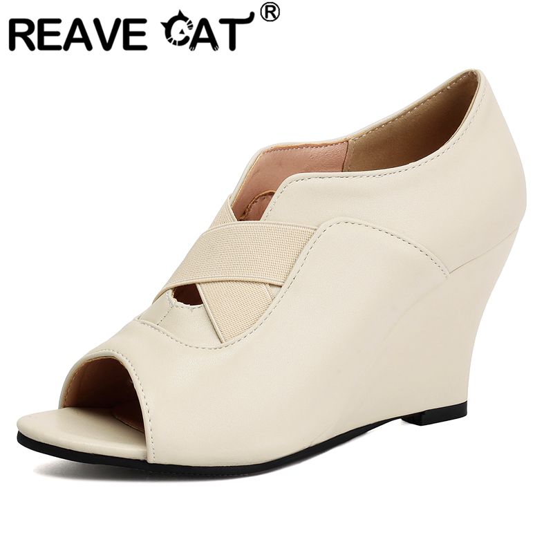 REAVE CAT Black Women Sandals  - Women'S Shoes Extended Sizes recension och pris