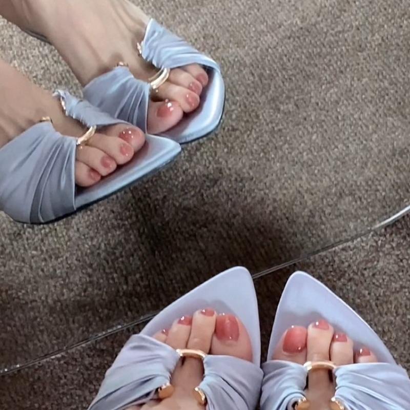 Summer New Fashion Open-Toe Fl - Wide Fit Heels recension och pris
