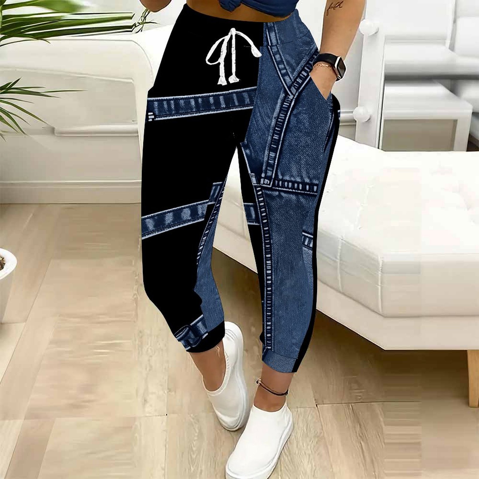 Women Block Joggers Drawstring - Women Shoes Joggers recension och pris