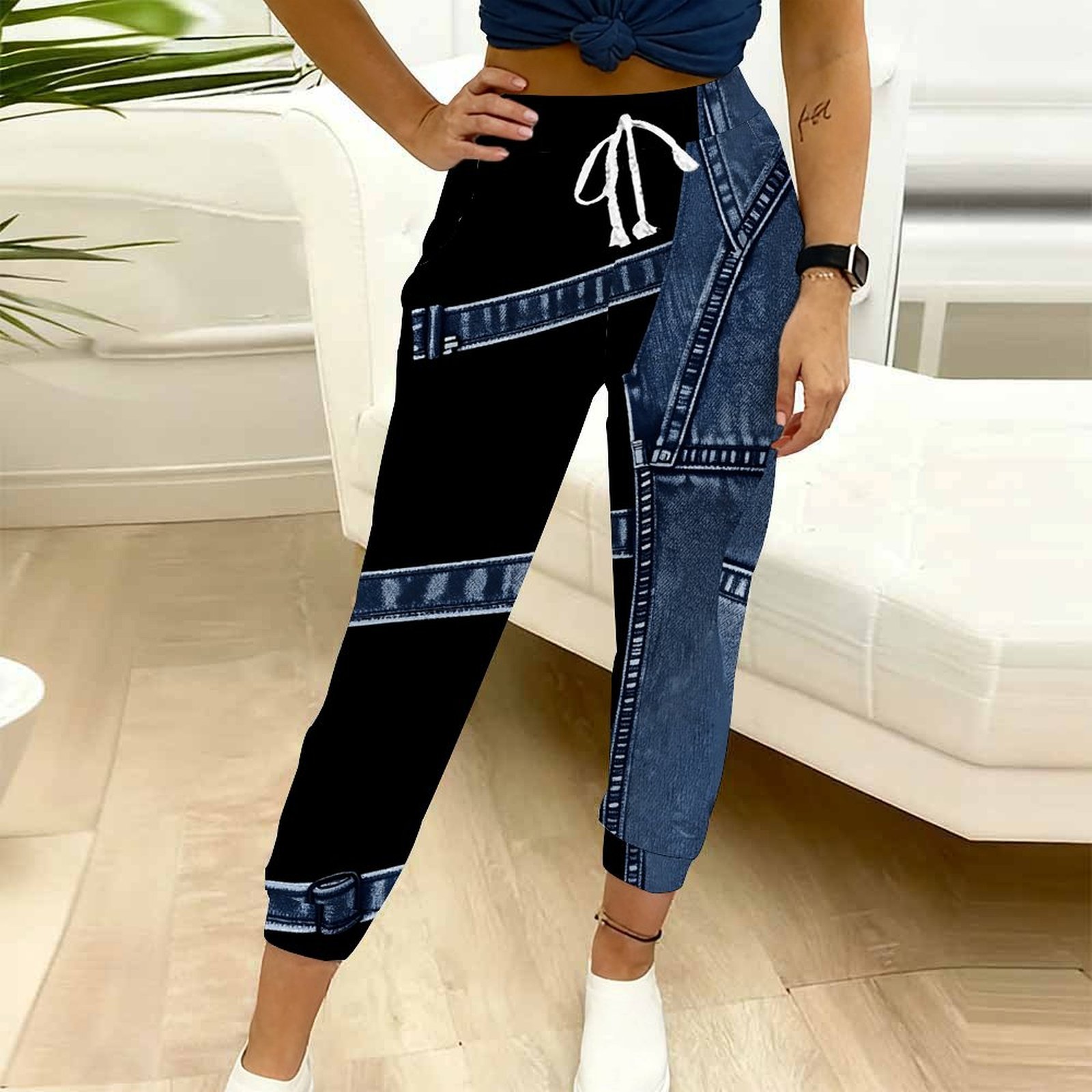 Women Block Joggers Drawstring - Women Shoes Joggers recension och pris