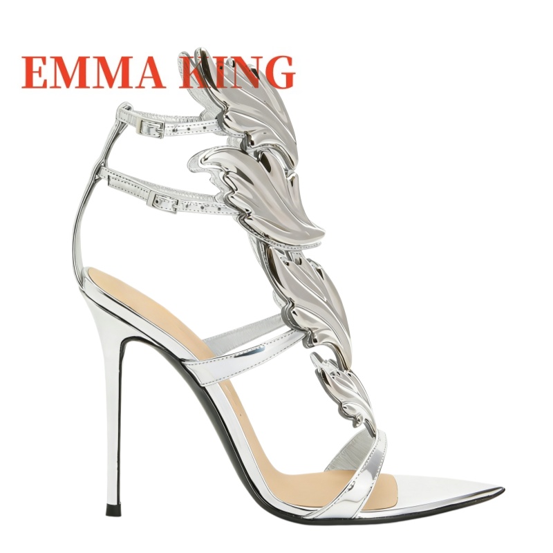 Women's Metallic Winged High H - Metallic Heel Sandal recension och pris