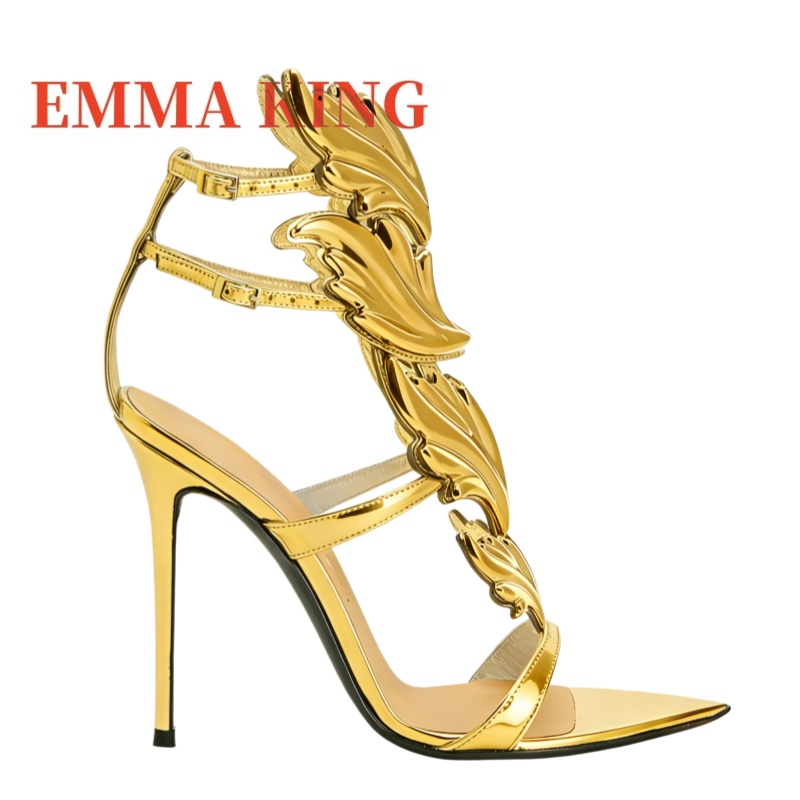 Women's Metallic Winged High H - Metallic Heel Sandal recension och pris