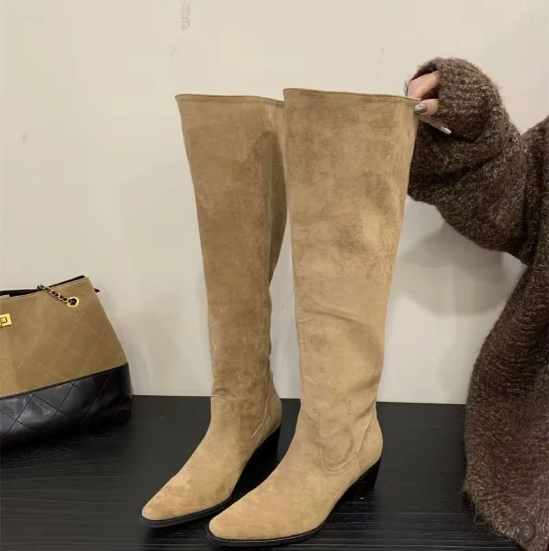 ZAROY Winter Pointed Toe Knee  - Wide Fit Heels recension och pris