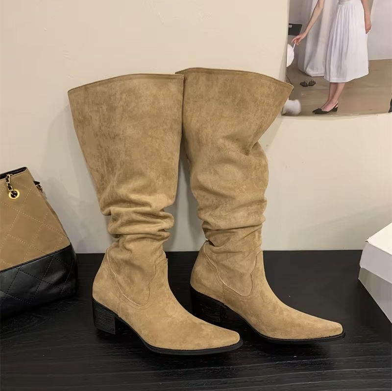 ZAROY Winter Pointed Toe Knee  - Wide Fit Heels recension och pris
