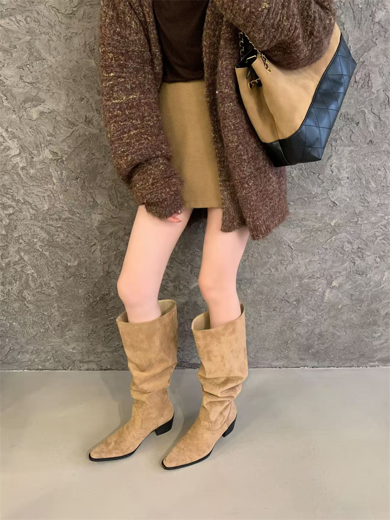 ZAROY Winter Pointed Toe Knee  - Wide Fit Heels recension och pris