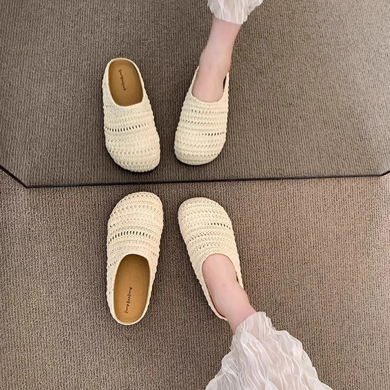 Women Raffia Woven Mule Slippe - Women Shoes Mules recension och pris