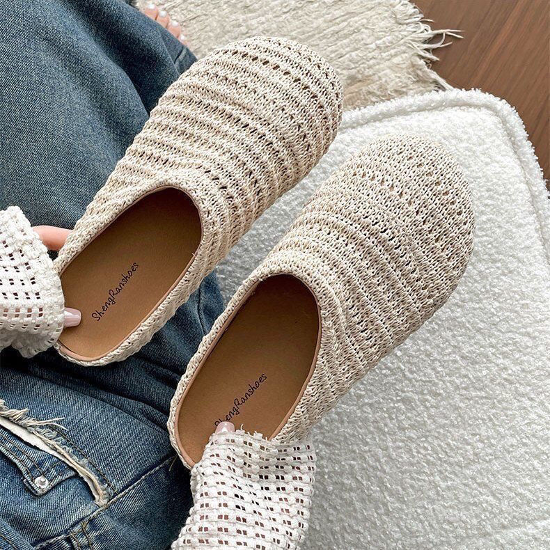 Women Raffia Woven Mule Slippe - Women Shoes Mules recension och pris