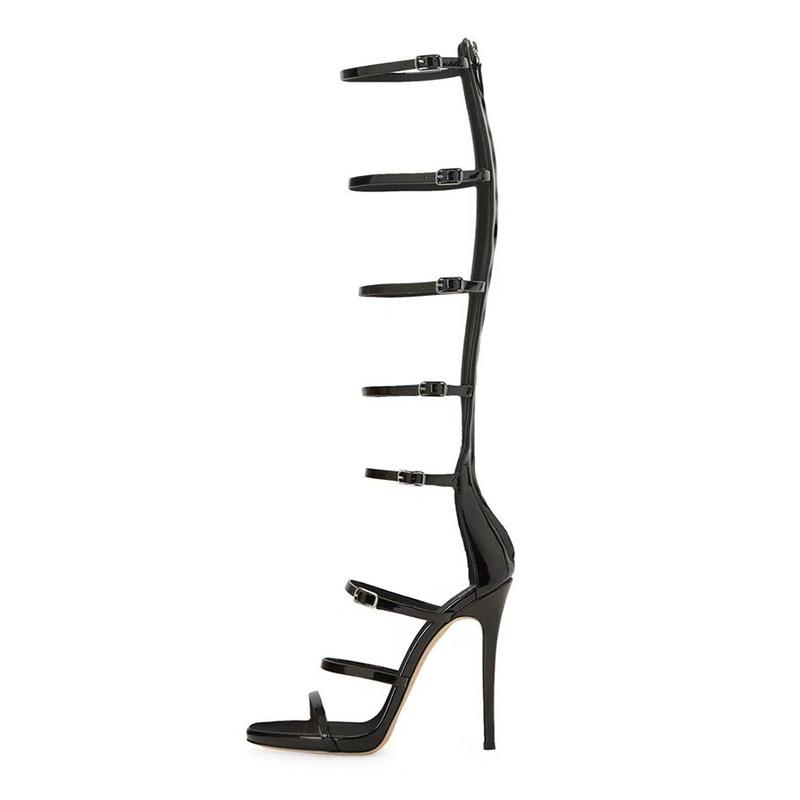 Summer Women's Cool Boots New  - Metallic Heel Sandal recension och pris