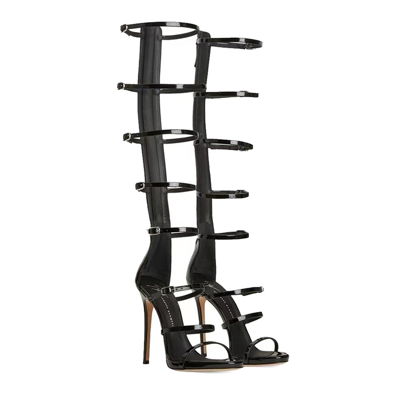 Summer Women's Cool Boots New  - Metallic Heel Sandal recension och pris