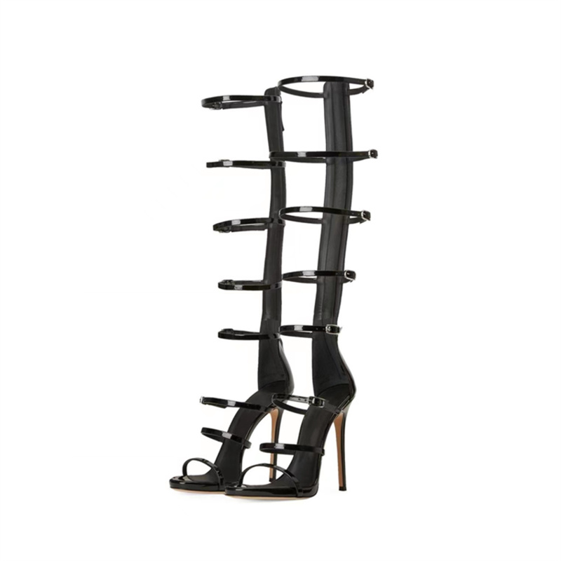 Summer Women's Cool Boots New  - Metallic Heel Sandal recension och pris