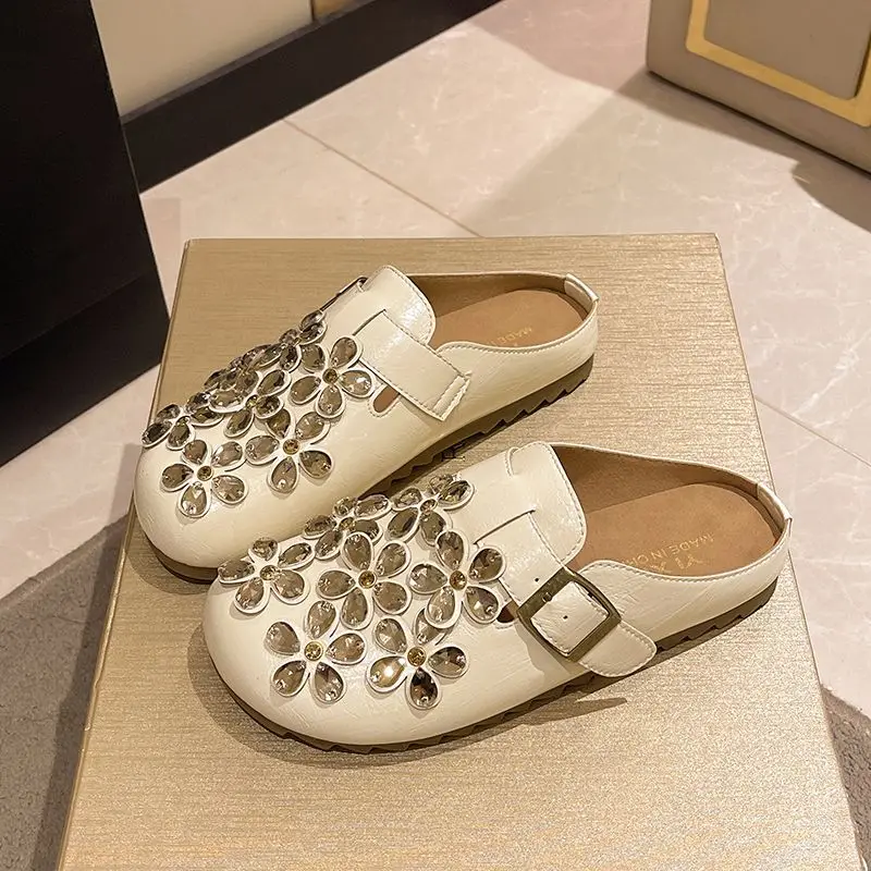 Women's Floral Rhinestone Buck - Women Shoes Mules recension och pris