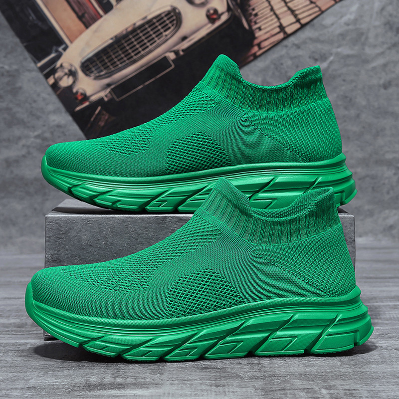 Fashion Green Men Sock Sneaker - Women Shoes Qc recension och pris