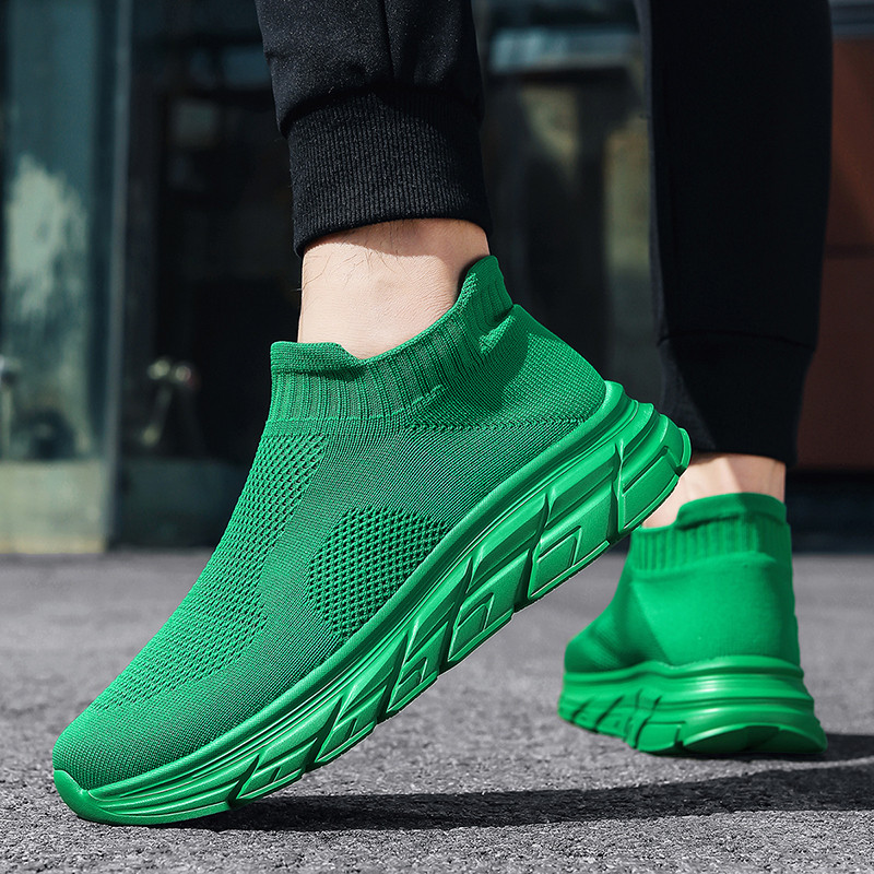 Fashion Green Men Sock Sneaker - Women Shoes Qc recension och pris