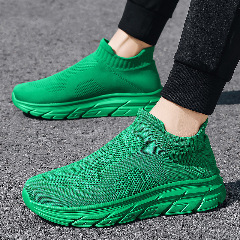 Fashion Green Men Sock Sneaker - Women Shoes Qc recension och pris