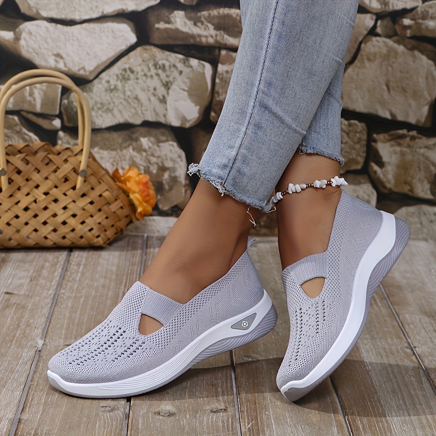 Womens Spring Summer Knit Slip - Women'S Shoes With Arch Support recension och pris