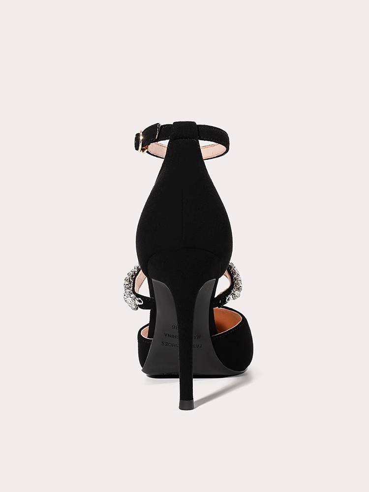 Low-heeled thin high-heeled we - Wide Fit Heels recension och pris