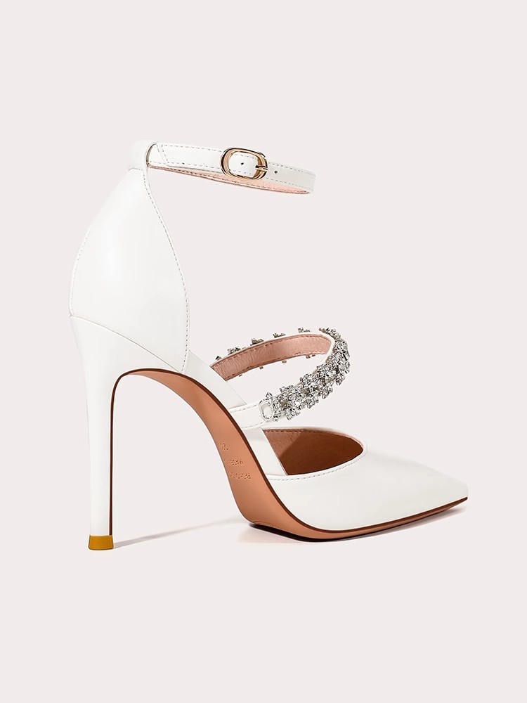 Low-heeled thin high-heeled we - Wide Fit Heels recension och pris