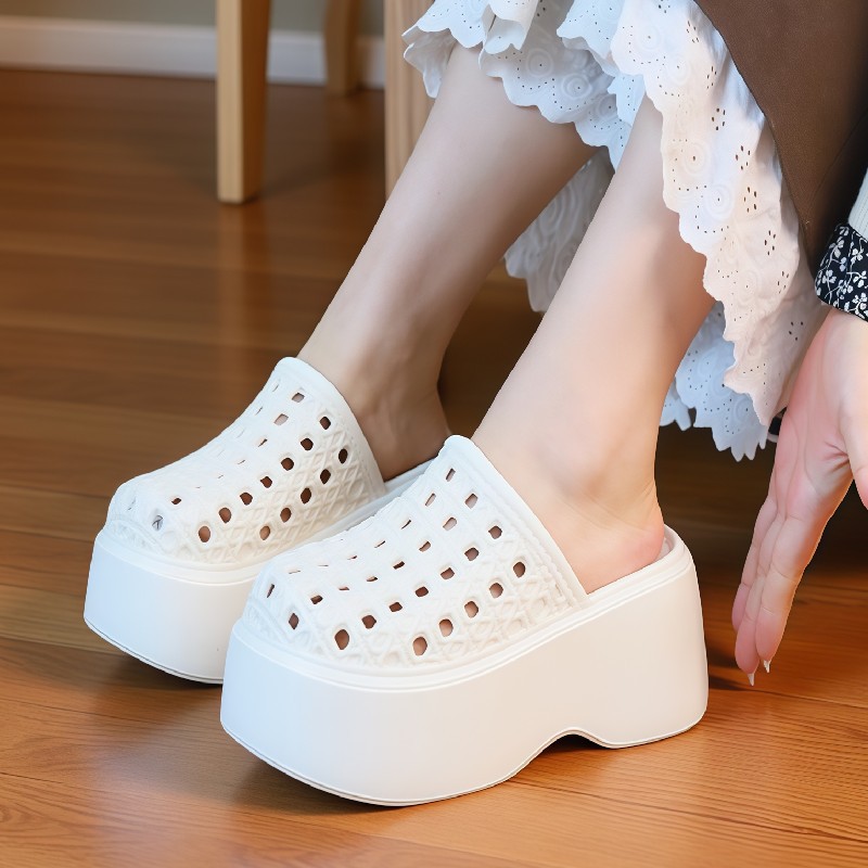 Chunky Thick Sole 7cm Platform - Women Shoes Mules recension och pris