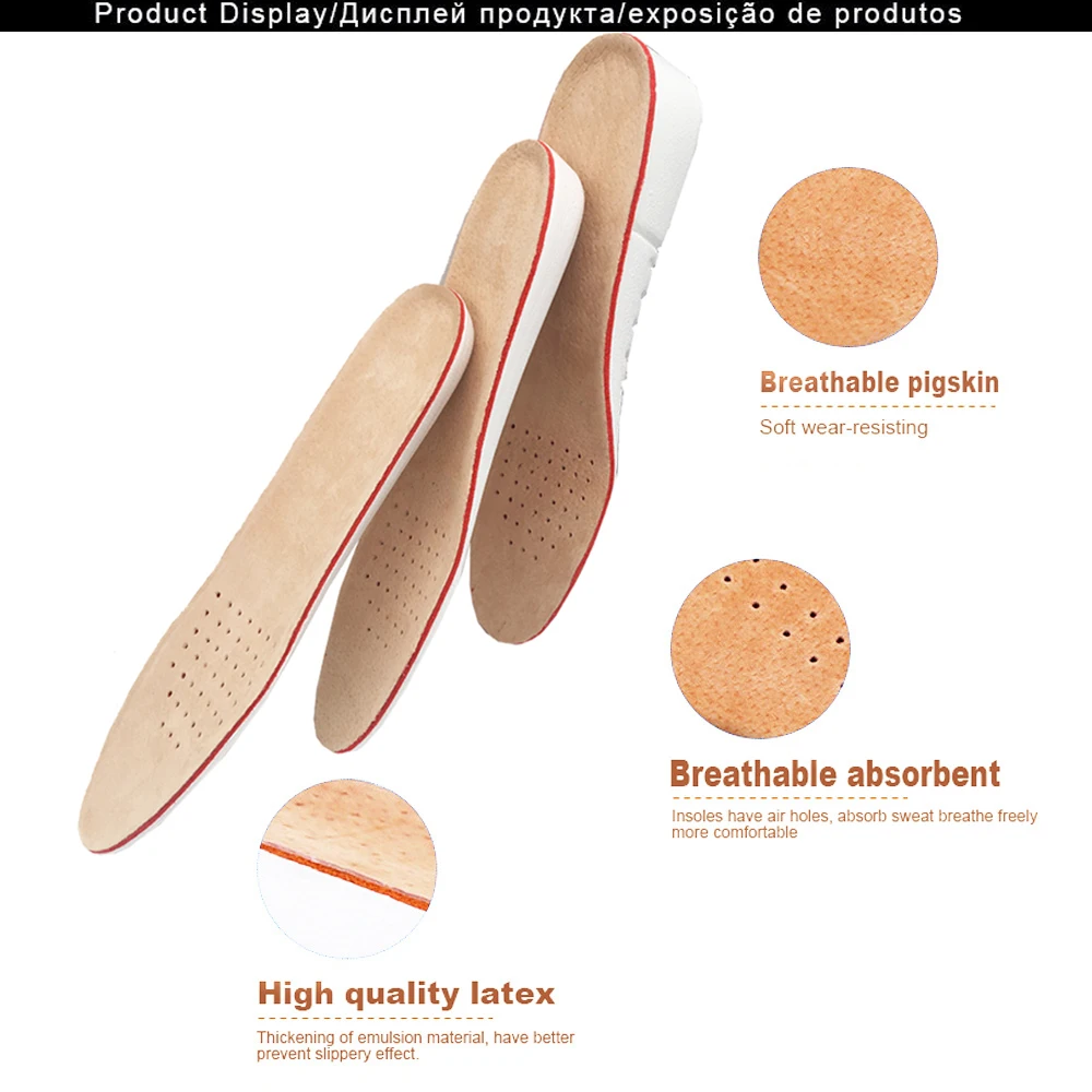 1Pair Height Increase Insole M - Women'S Shoes With Arch Support recension och pris