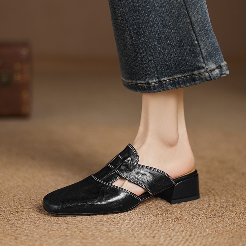NEW Summer Women Mules Genuine - Women Shoes Mules recension och pris