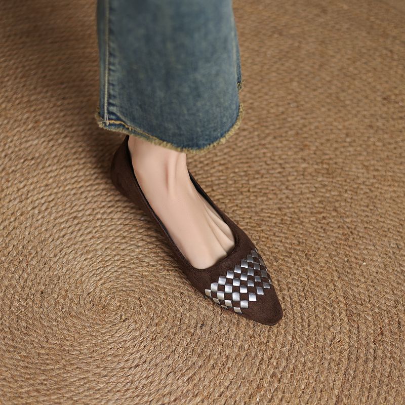 SIMLOVEYO 2026 New Flock Suede - Women'S Shoes Extended Sizes recension och pris