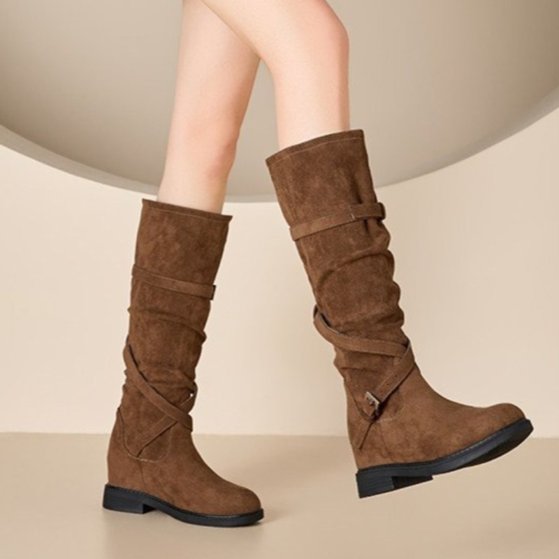 2026 Women's Autumn Winter Fas - Wide Fit Heels recension och pris
